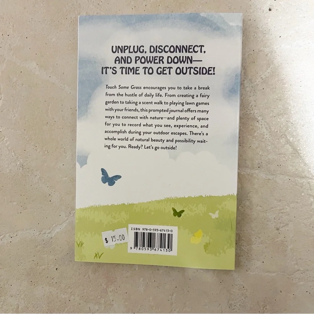TOUCH SOME GRASS a guided journal for getting outside